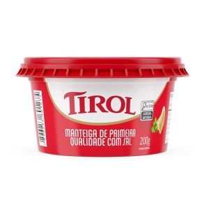 MANTEIGA TIROL EXTRA COM SAL 200G