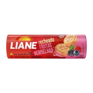 BISC RECH FRUTAS VERMELHAS LIANE 30X115G