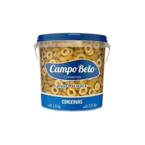 AZEITONA VERDE FATIADA CAMPO BELO 2KG