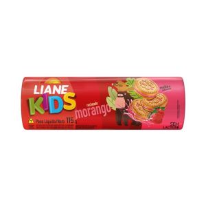 BISC RECH KIDS MORANGO LIANE 30X115G