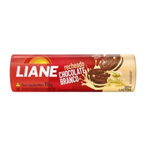 BISC RECH CHOCOLATE BRANCO LIANE 30X115G