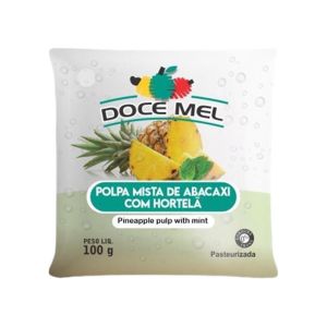 POLPA ABACAXI C HORTELA DOCE MEL 100G
