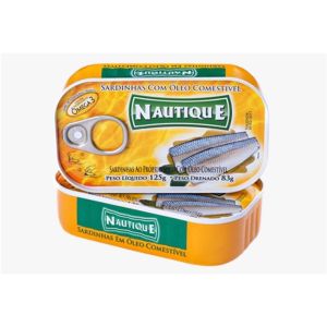 SARDINHA COM OLEO NAUTIQUE 50X125G