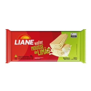 BISC WAFFER MOUSSE DE LIMÃO LIANE 40X70G